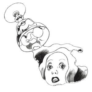 Signerad print. »Den mörka stranden«. 2 400 kr