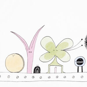 Beställ bilden! Finurliga figurer på rad. Olle Eksell.