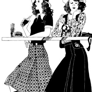 Beställ bilden! »Gör dina kläder själv, efter din egen smak och figur.«. 1970-tal, Jane Bark.