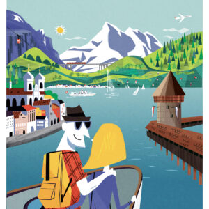 Välkommen till Schweiz! 2018 av Gustav Dejert. 2800 SEK (utan text)