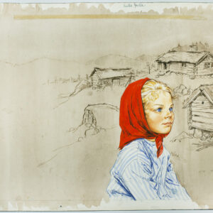 Beställ bilden! Kulla-Gulla, omslagsillustration av Elisa