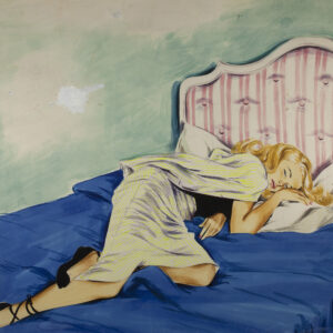 Beställ bilden idag! Veckotidningsnovell, illustrerad i tidstypisk stil av Elisa