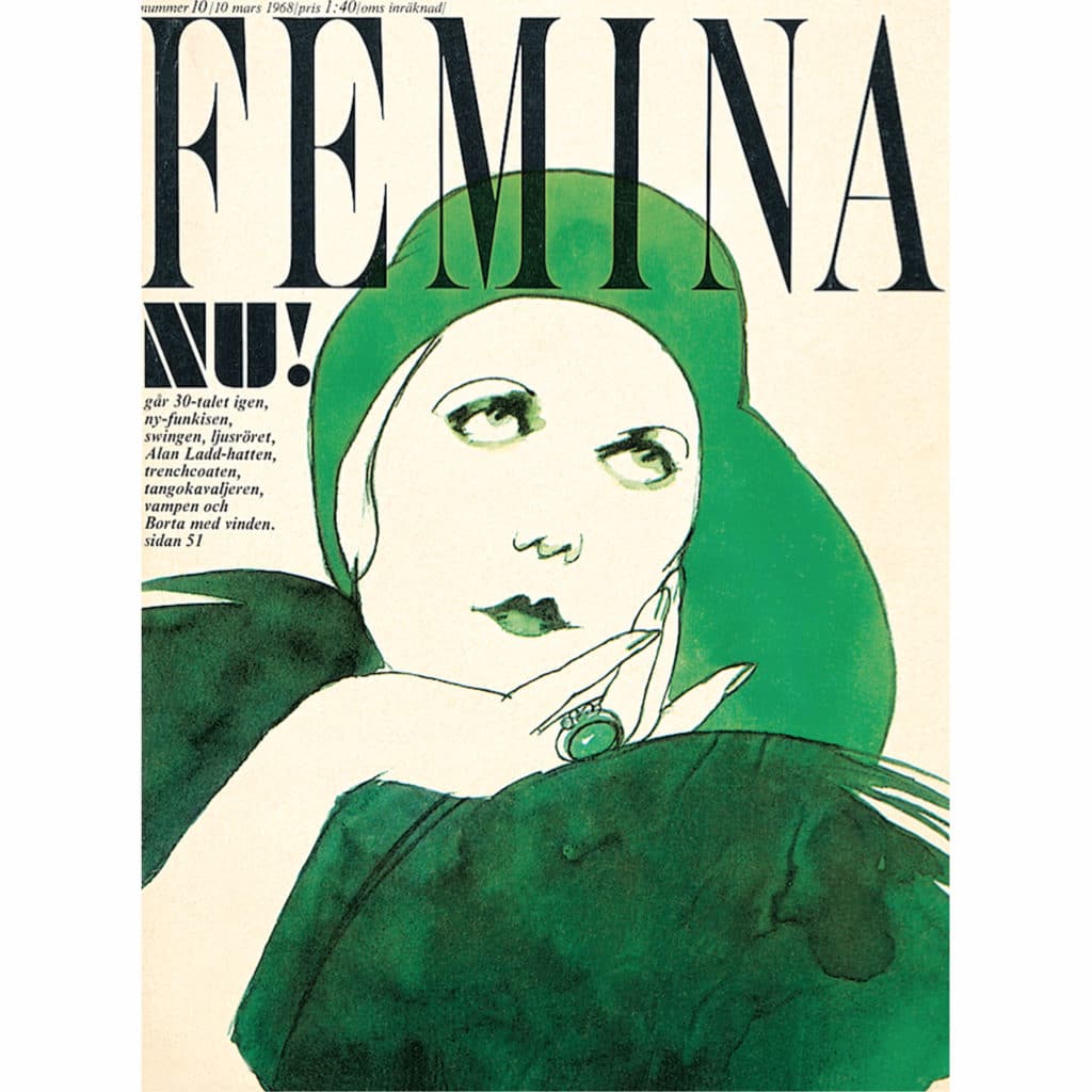 Omslag till tidningen Femina 1968
