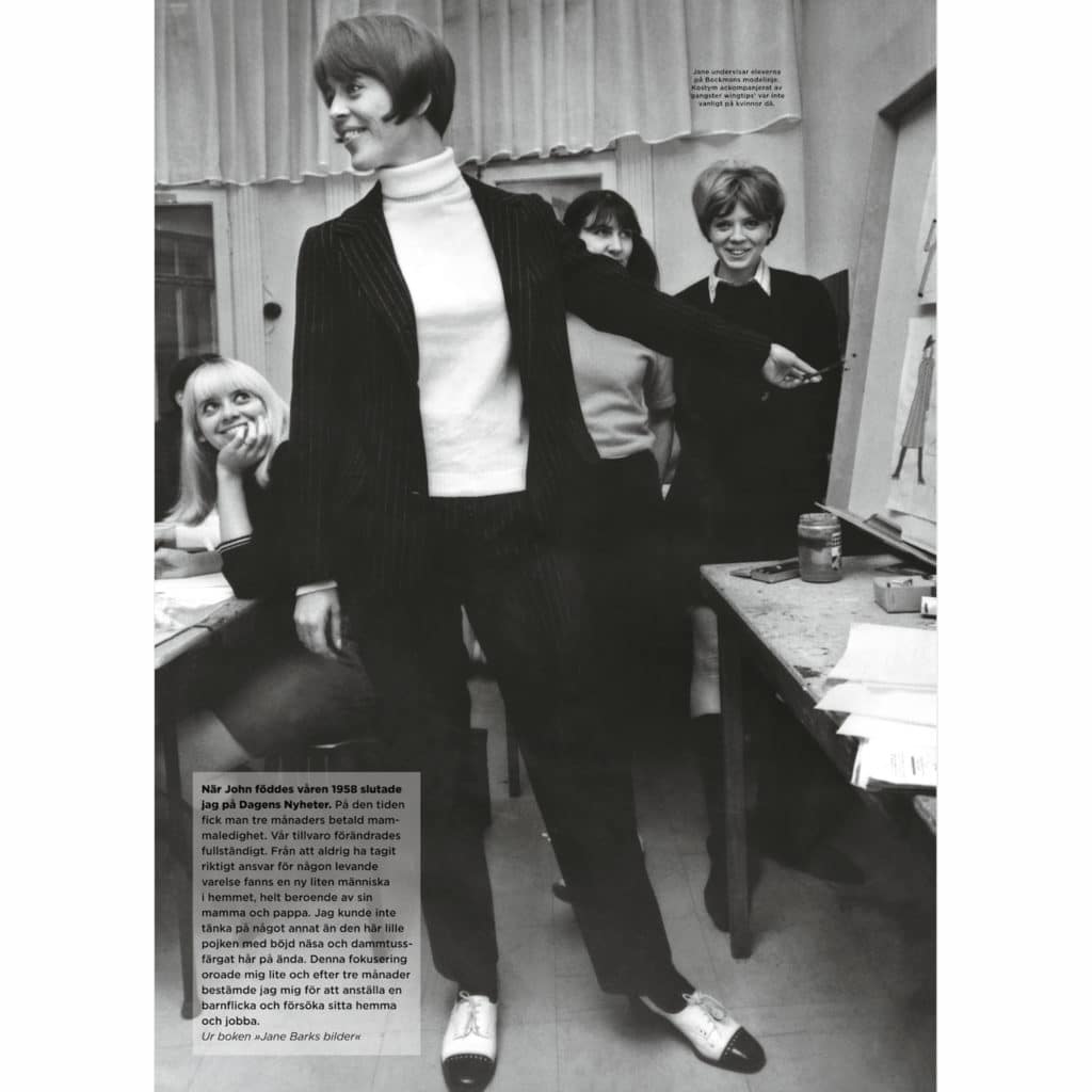 1960-talet var en nyskapande tid. Här undervisar jag modeklassen på Beckmans.