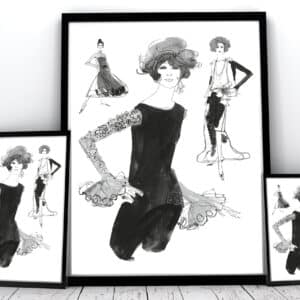 Ny poster: Catwalk. Haute Couture. Paris, tidigt sextiotal. Jane Bark. Beställ idag!