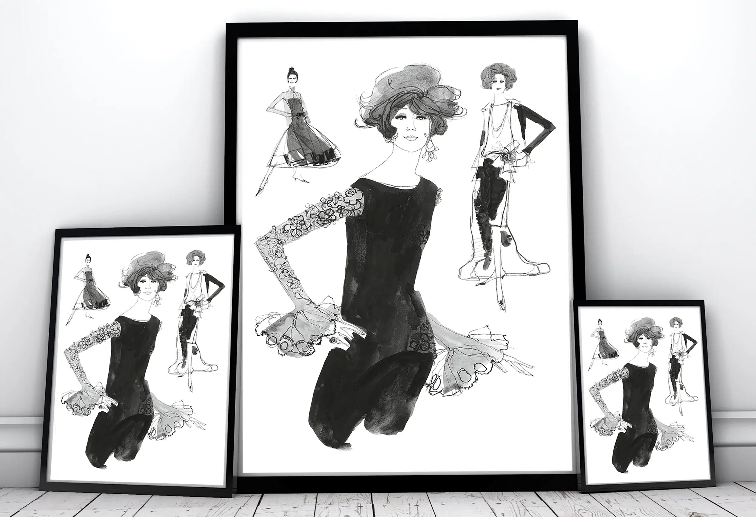 Ny poster: Catwalk. Haute Couture. Paris, tidigt sextiotal. Jane Bark. Beställ idag!