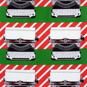 MoGAs mönsterposters! SKRIVMASKIN – ett mönster för kontoret. Wanja Djanaieff 1978