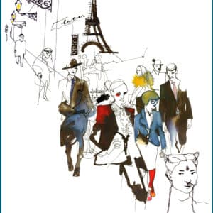 Street fashion in Paris av Stina Wirsén