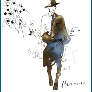 Hermes på catwalken i Paris av Stina Wirsén