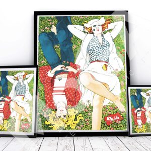 Vår med Wahls i vacker klöveräng, 1970-tal