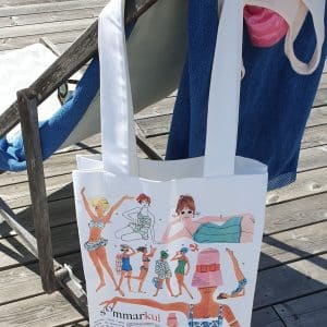 Sommarkul! Från Jane Barks första Guldägg 1960 till snygg strandväska 2025! Bär ett stycke svensk designhistoria på axeln!