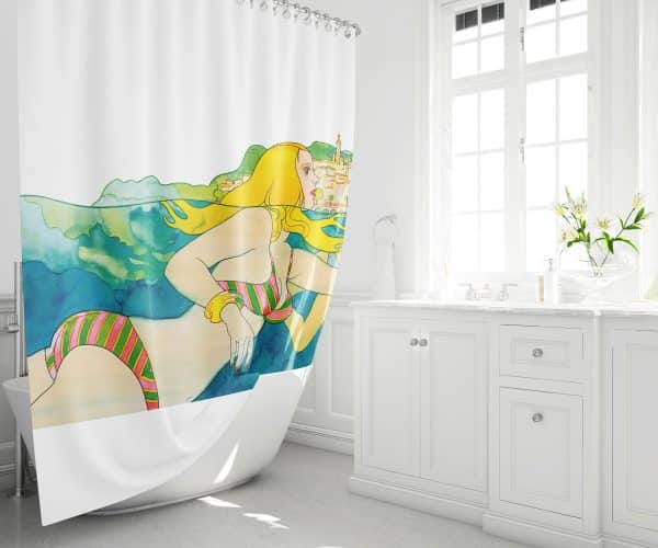 Vårt populära duschdraperi med Janes simmande kvinnor i butik igen! - Bild 2