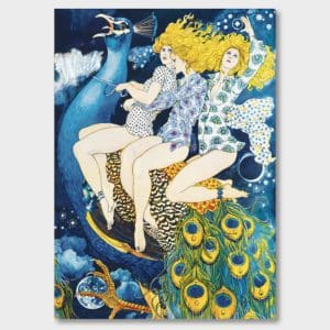 Poster Wahls universum, 1970-tal. Poster, Jane Bark Collection