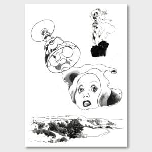 Den mörka stranden. Engelsk sommarthriller 1972. Poster, Jane Bark Collection.